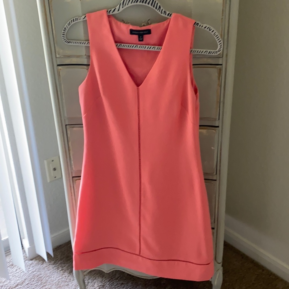 Peach pink Banana Republic dress